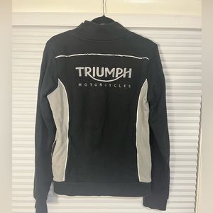Triumph Motorcycle full zip up! Size Medium